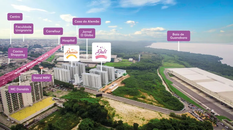 Imagem Apartamento com 2 Quartos à Venda, 46 m² em Parque Beira Mar - Duque De Caxias