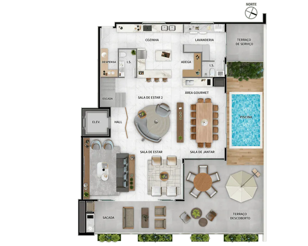 Imagem COBERTURA RESIDENCIAL em Curitiba - PR, Batel
