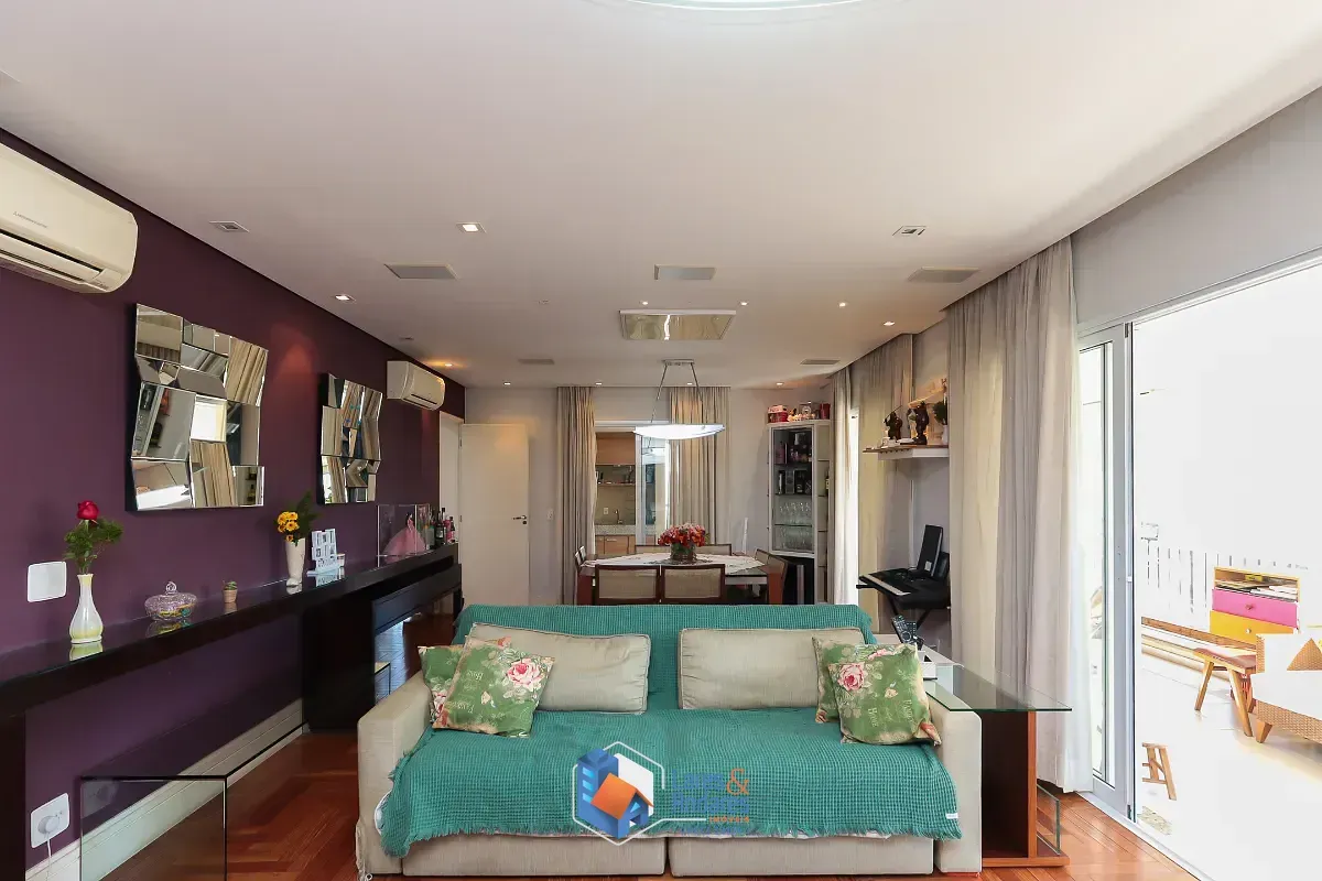 Imagem Apartamento para venda em Vila Romana com 4 quartos, sendo 4 suítes, 223m²