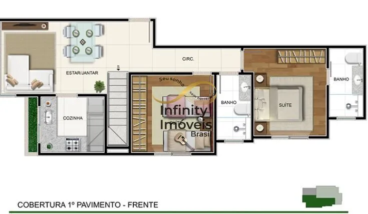 Imagem MAR DE ESPANHA 422 - Apartamento no Santo Antônio, Belo Horizonte/MG.