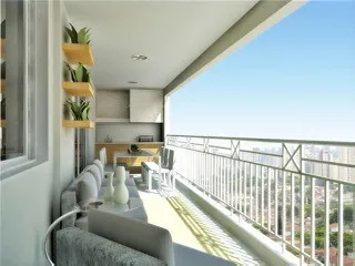 Imagem Apartamento de luxo no Edifício Ventura Santo André: 3 quartos, 3 suítes, 3 banheiros, 2 vagas, 165m² no Jardim. Confira já!