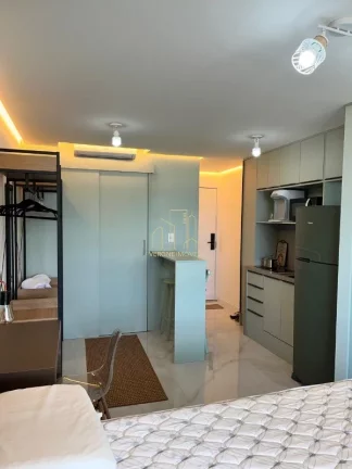 Imagem Studio reformado mobiliado com vista panorâmica para o mar varanda gourmet a venda em Armação