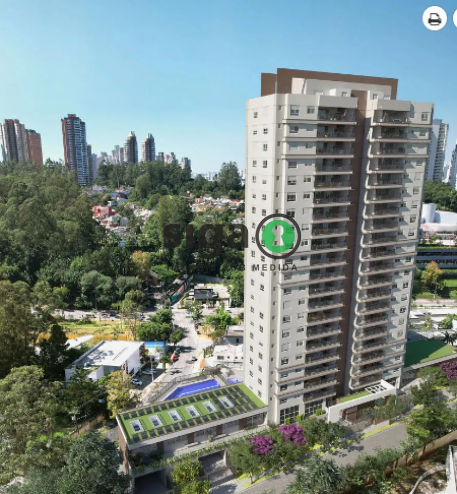 Imagem Apartamento à Venda no Panamby com 2 Suítes, Terraço Gourmet e 2 Vagas - Condomínio Ohana