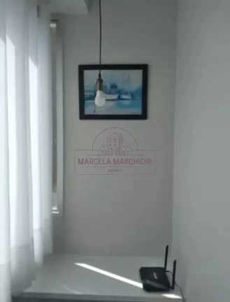 Imagem Quarto e sala mobiliado na Praia da Costa