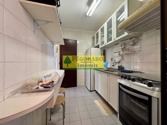 Imagem Apartamento de 2 quartos na Prainha, Caraguatatuba-SP 1 suíte, 2 salas, 2 banheiros, 1 vaga de garagem e vista para o mar