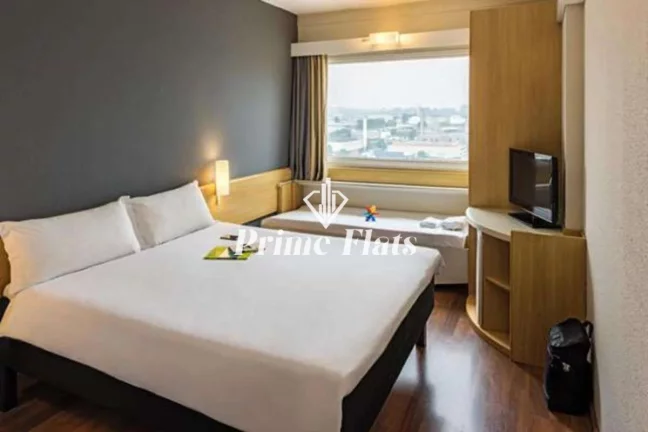 Imagem Flat disponível para venda no Hotel Íbis Tamboré, com 19m², 1 dormitório e 1 vaga