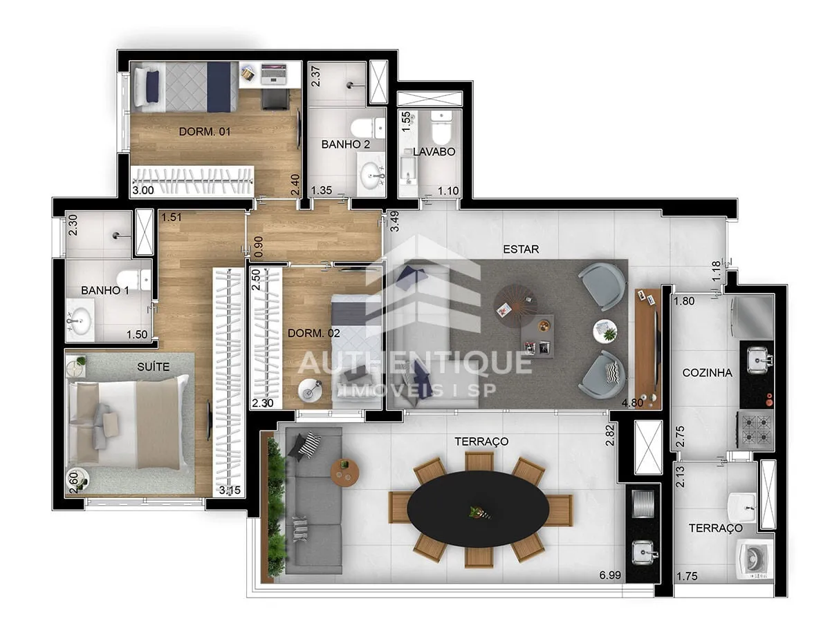 Imagem Vista Parque Villa Lobos Vila Leopoldina - Apartamento à venda no bairro Vila Leopoldina - São Paulo/SP
