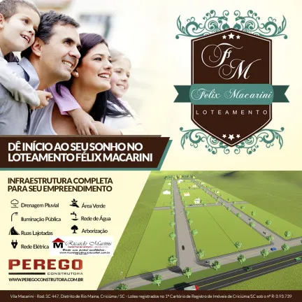 Imagem Terreno à Venda, 497 m² em Vila Macarini - Criciúma