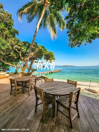Imagem Casa Frente Mar para Temporada em Angra dos Reis / RJ no bairro Mombaça