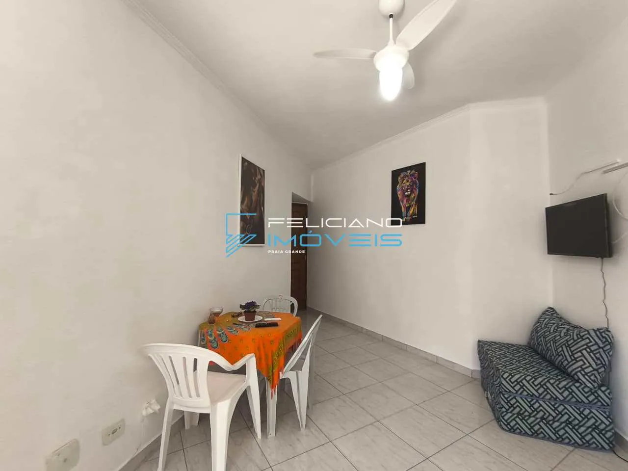 Imagem Apartamento com 1 quarto, forte, Praia Grande - R$ 265 mil, Cod: 6897