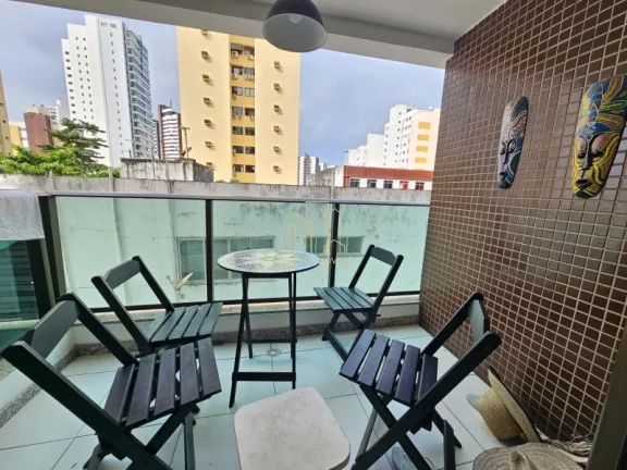 Imagem Apartamento à venda na Pituba, Salvador-BA: 1 quarto, 1 suíte, varanda, 43m², lazer completo no condomínio!