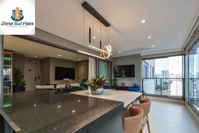Imagem Apartamento à Venda Em Mirandópolis Com 3 Suítes, Varanda Gourmet e 2 Vagas