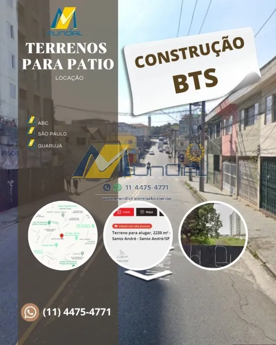 Imagem Alugo terreno em Santo André, Vila Alpina
