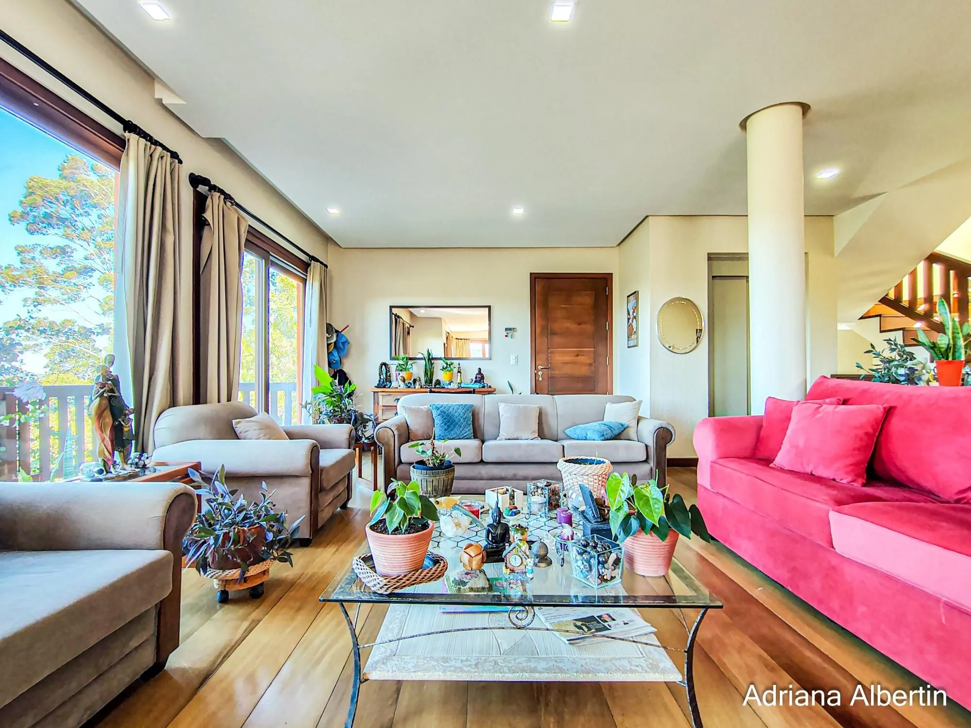 Imagem Casa estilo sítio no Alphaville Porto Alegre | Lago com carpas, pomar e vista permanente para o verde