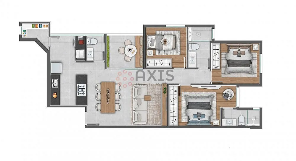 Imagem Apartamento 3 quartos no Graça - Lazer completo