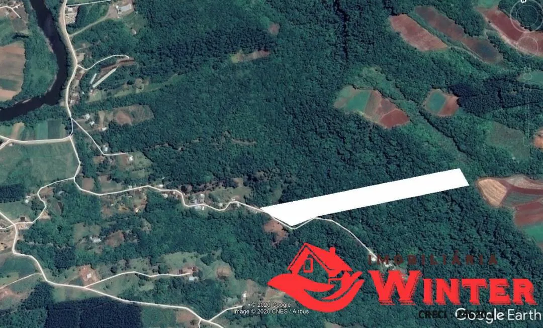 Foto do imóvel Área de terras com 3 hectares e duas casas