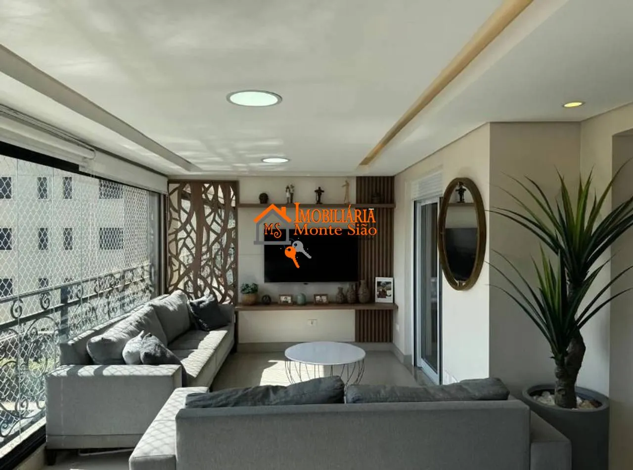 Imagem Apartamento com 3 dormitórios, 145 m² - venda por R$ 2.550.000,00 ou aluguel por R$ 14.900,00/mês - Cidade Maia - Guarulhos/SP