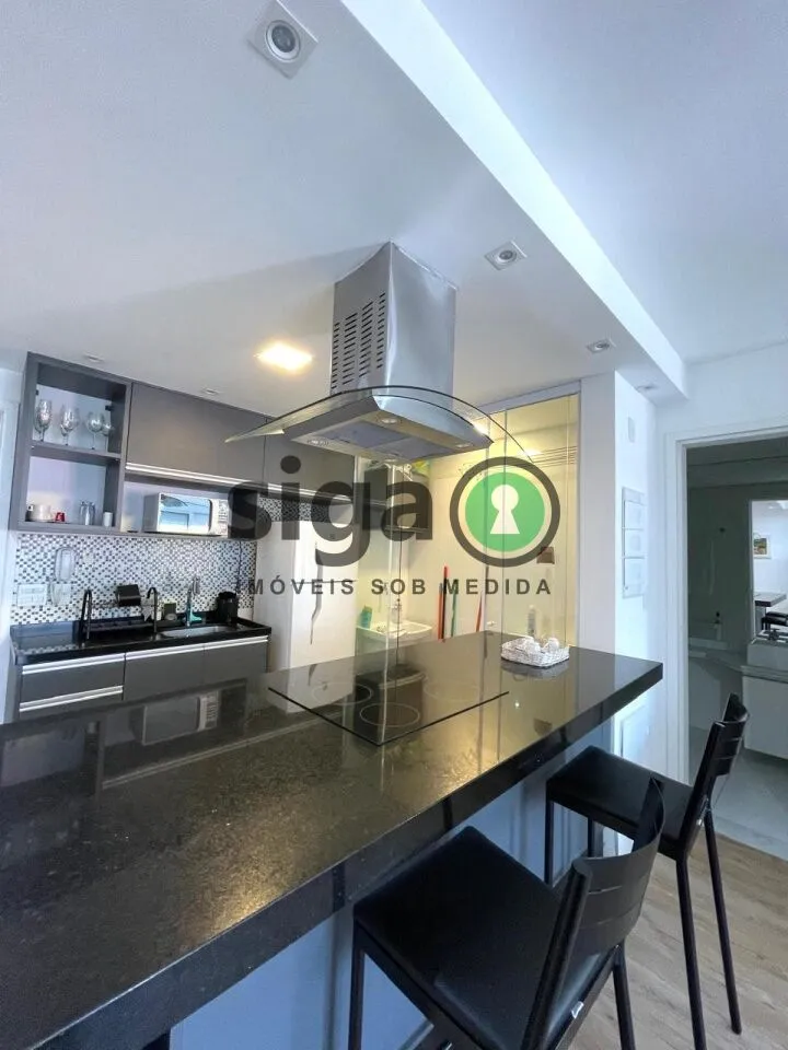Imagem Apto com 45,51m², Mobiliado, em Pinheiros à venda, 1 quarto e 1 vaga
