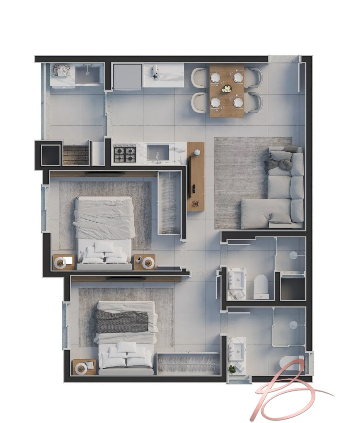 Imagem Apartamento Alto Padrão em Praia Brava de Itajaí, Itajaí/SC