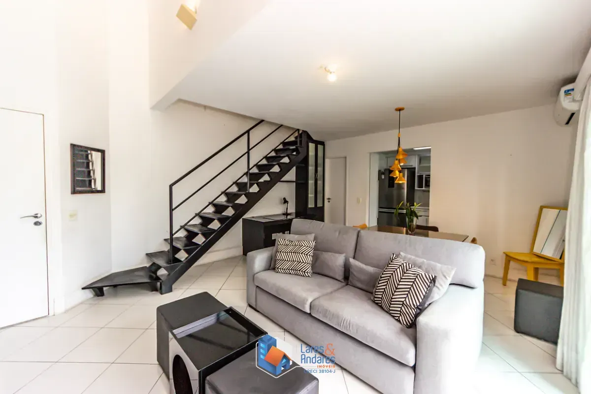 Imagem Duplex para venda e locação em Vila Nova Conceição com 1 quarto, sendo 1 suíte, 74m²