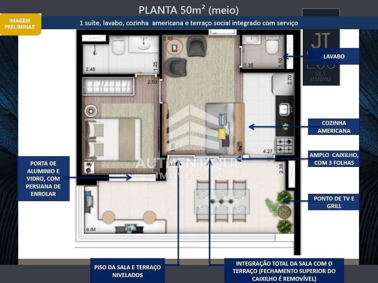 Imagem JT 230 VILA MARIANA - Apartamento à venda em São Paulo/SP