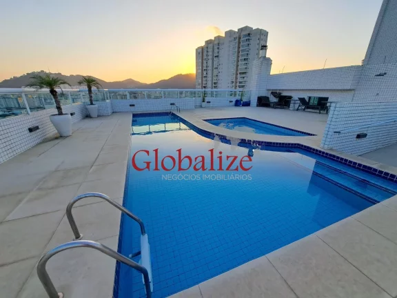Foto do imóvel Apartamento à venda com 87m², 2 quartos, 1 suíte, varanda gourmet, piscina, 2 vagas demarcadas por R$870.000,00 no Campo Grande em Santos