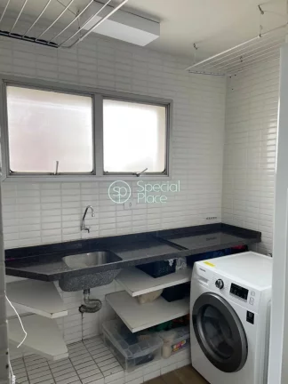 Imagem Apartamento com 73m²,02 dormitórios, 02 banheiros, 01 suíte, 01 vaga de garagem. Prédio com laze...
