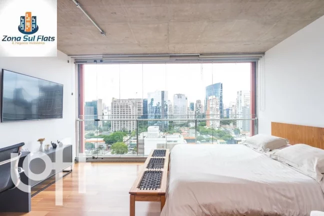 Imagem Apartamento Mobiliado à Venda No Itaim Bibi Com 1 Dormitório e 1 Vaga