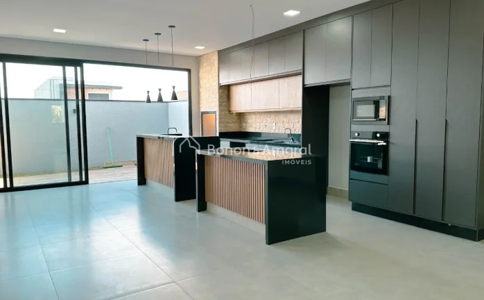 Imagem Casa térrea nova à venda com 3 quartos sendo 3 suítes, todas com armários planejados, ar condici...