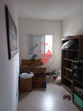 Imagem Cobertura em Prédio Sem, 2 dorms com móveis planejados, sacada, quintal com churras , 2 vagas, Bairro Vila Camilópolis, Santo André