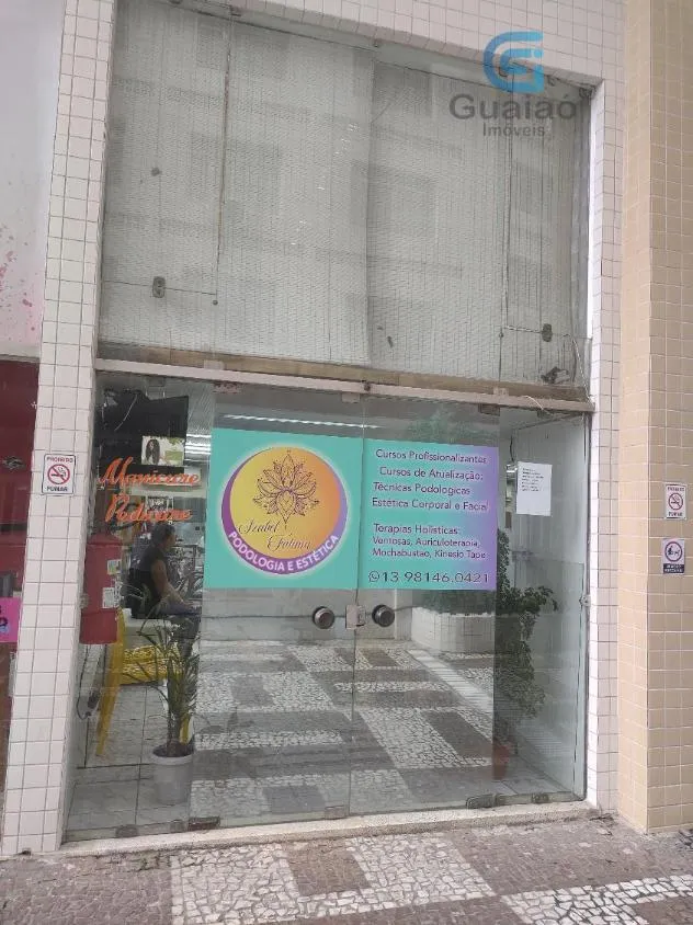 Imagem Vendo loja com mezanino, Gonzaga, Santos