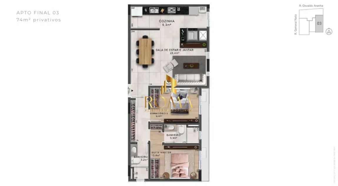 Imagem Apartamento 2 dormitórios à venda Nossa Senhora de Lourdes Santa Maria/RS