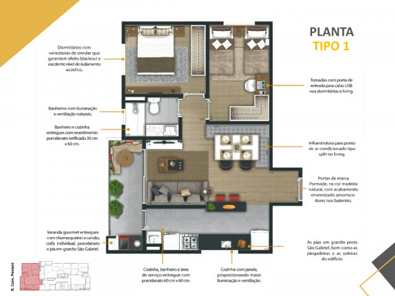 Imagem Apartamento com 2 Quartos à Venda, 56 m² em Santa Terezinha - São Bernardo Do Campo