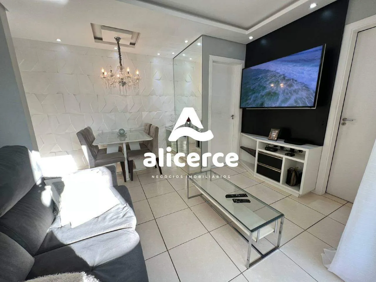 Imagem Apartamento de 2 dormitórios com sacada e churrasqueira na Palhoça bairro Bela Vista