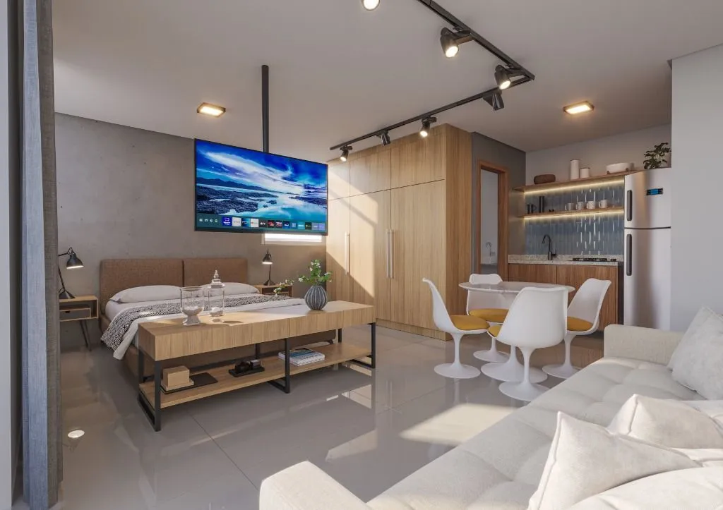 Imagem Flat de 22 m² no Jardim Oceania, João Pessoa, com lazer completo, vaga e segurança 24h. Ideal para morar ou investir em locação por temporada.