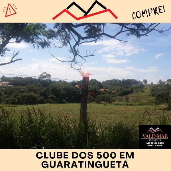 Imagem Terreno 5000m² Clube Dos 500 Guaratingueta/SP