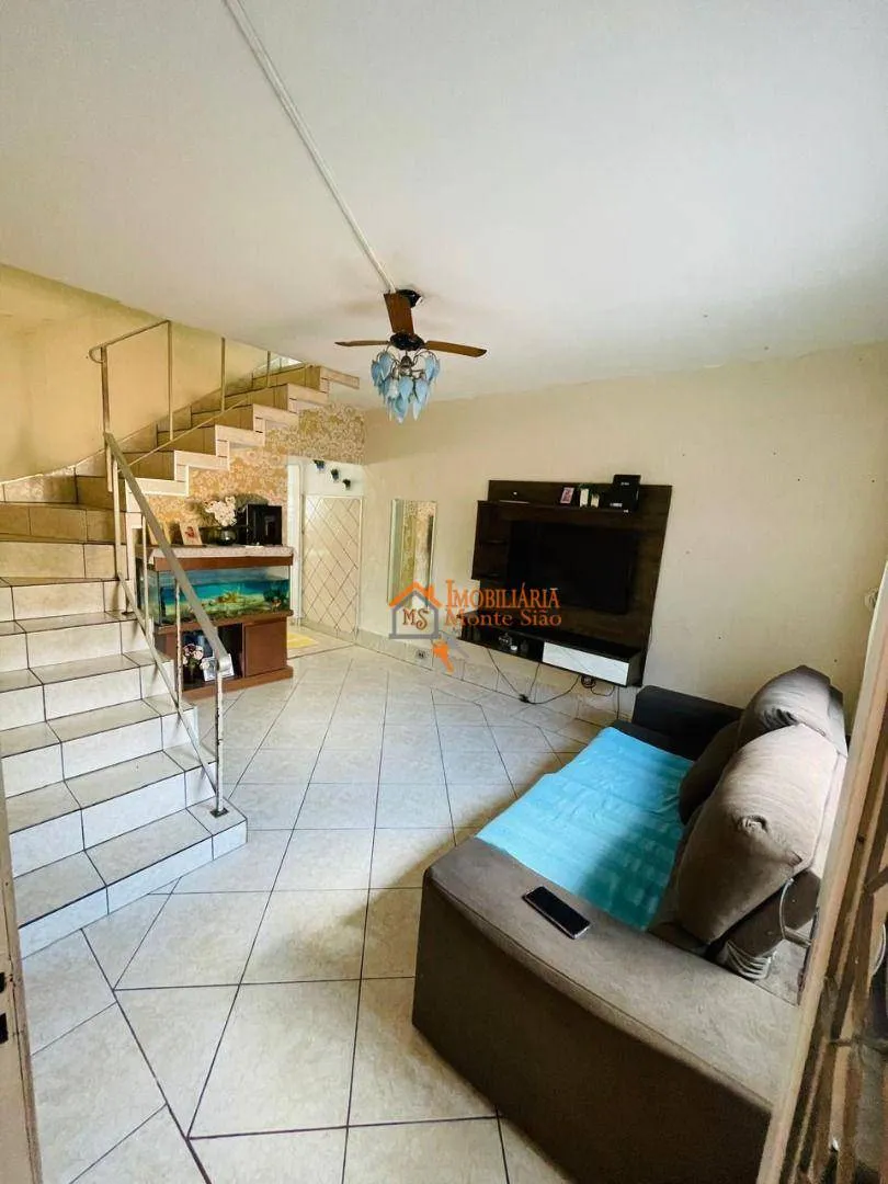 Imagem Sobrado com 3 dormitórios à venda, 160 m² por R$ 468.000,00 - Jardim Vila Galvão - Guarulhos/SP