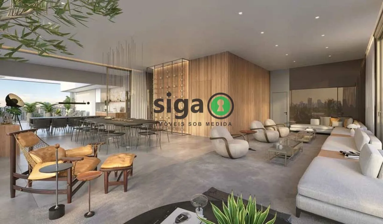 Imagem Apartamento à venda, 261m² com 4 quartos, 4 suítes, 4 vagas no Brooklin