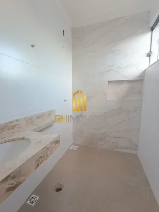 Imagem CA1605Linda casa nova com 3 quartos sendo 1 suíte no Jardim Boa Esperança A casa possui - 3 quarto...