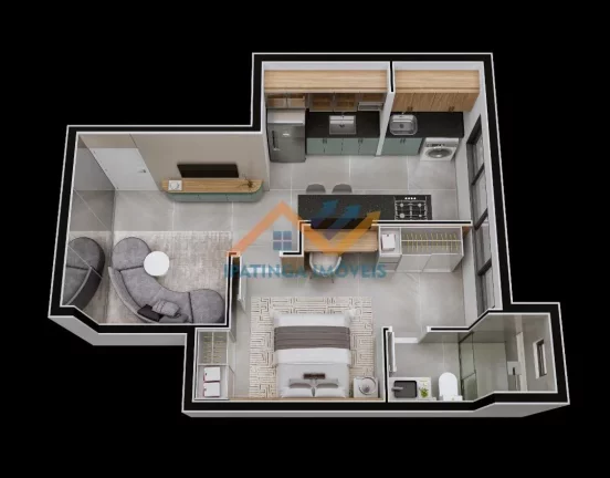 Imagem Apartamento Kitchenette/Studio
