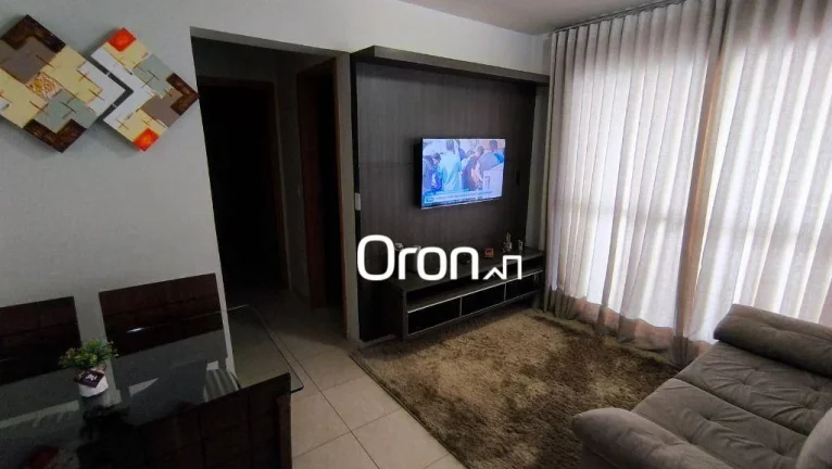 Apartamento mobiliado com 2 dormitórios à venda, 58 m² por R$ 399.500 - Parque Amazônia - Goiânia/GO