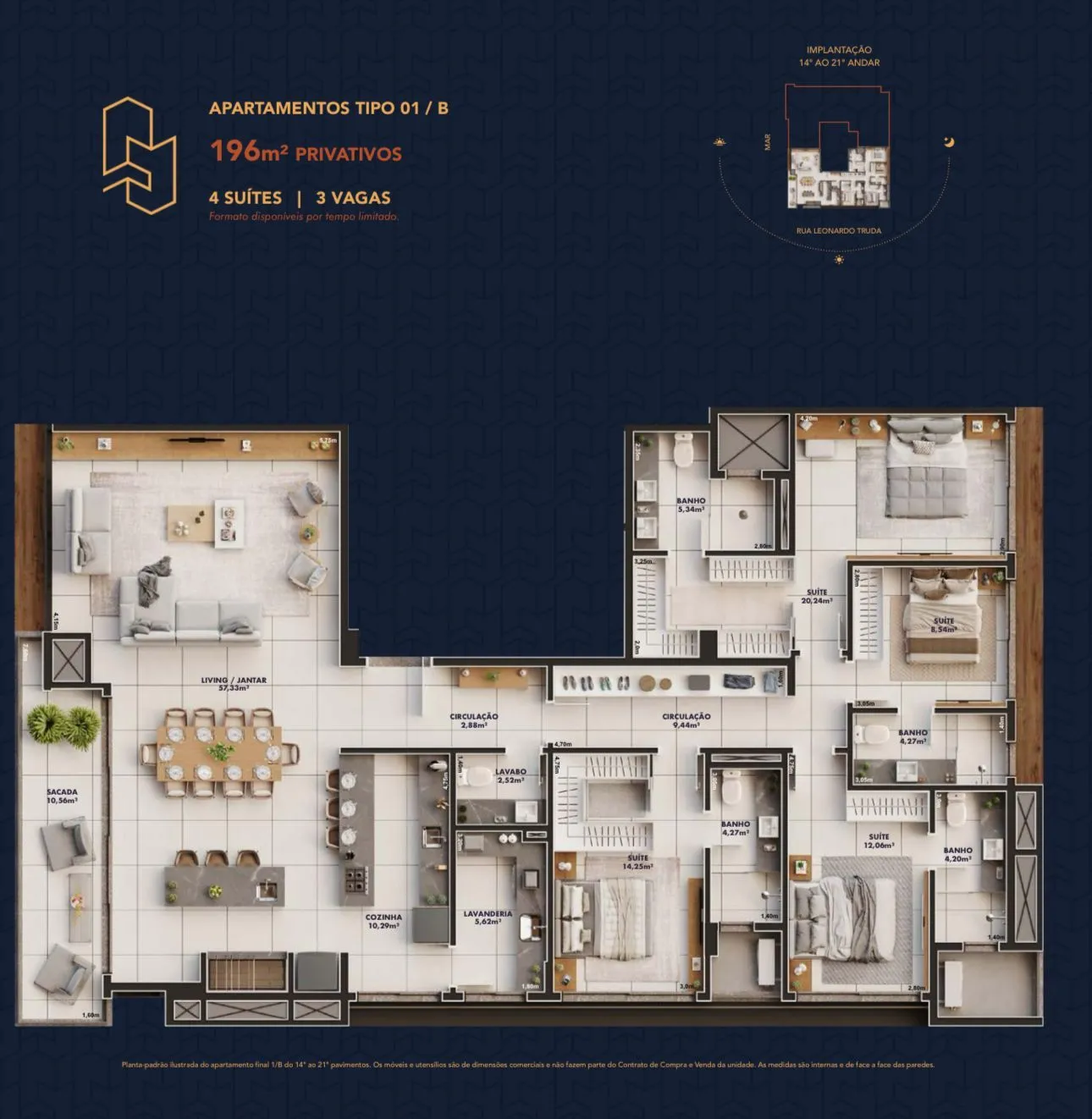 Imagem Apartamento à venda em Torres, Getúlio Vargas, com 4 quartos, 196m2
