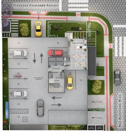 Imagem Apartamento com 3 Quartos à Venda, 78 m²em São Cristóvão - Criciúma