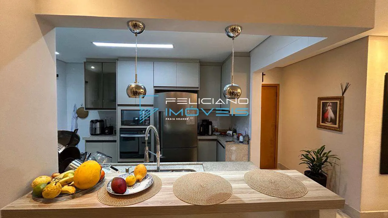 Imagem Apartamento com 2 quartos, Guilhermina, Praia Grande - R$ 699 mil, Cod: 7366