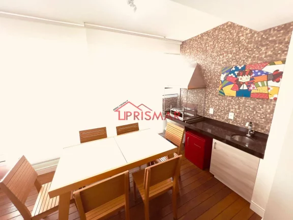 Imagem Apartamento varanda churrasqueira 2 vagas, 
Campo Grande