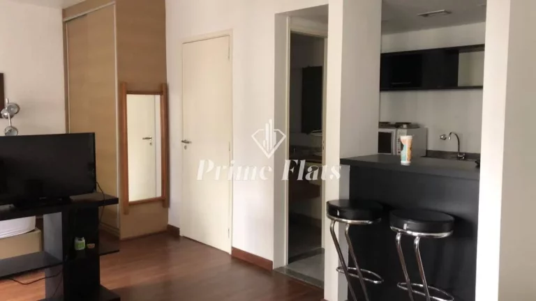 Imagem Flat disponível para venda no QI Intelligence Flat em Moema, com 37m², 1 dormitório e 1 vaga