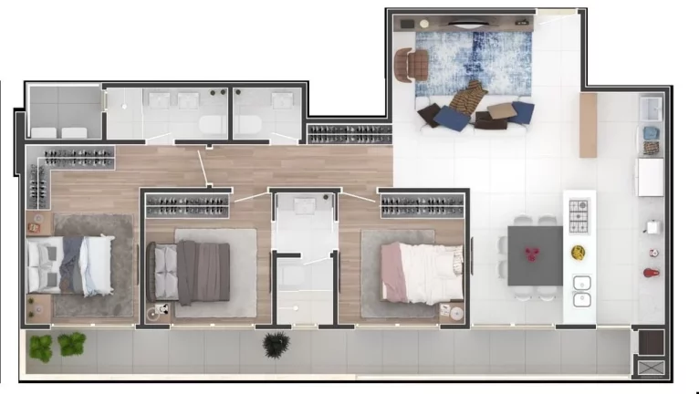 Imagem Sun Coast Residence - Apartamento à venda no bairro Fazenda - Itajaí/SC