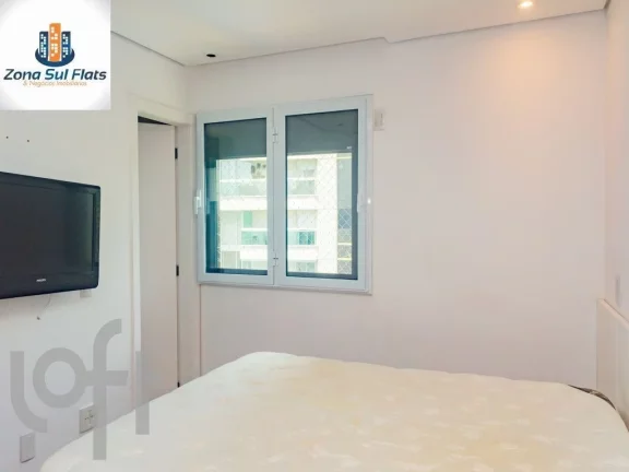 Imagem Apartamento à Venda No Brooklin Com 2 Dormitórios e 2 Vagas - Mobiliado