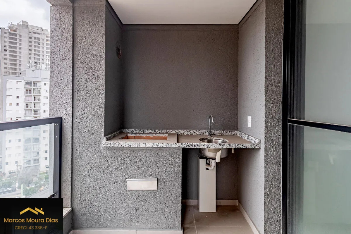 Imagem Apartamento Novo com Varanda Gourmet no Centro de Osasco com 2 Suítes, 2 Vagas e Depósito, Vista Livre. Edifício com Lazer