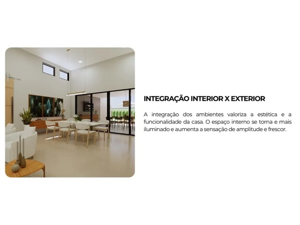 Imagem Uma Residência Térrea Unifamiliar em Pindamonhangaba, Projetada com Materiais de Alta Qualidade e Acabamentos Modernos, Pronta para Receber sua Famíli